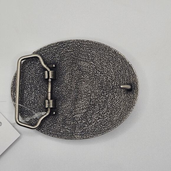 Women's Belt Buckle Harley-Davidson, Turquoise Antique Nickel Finish #MAU009 - Picture 2 of 5